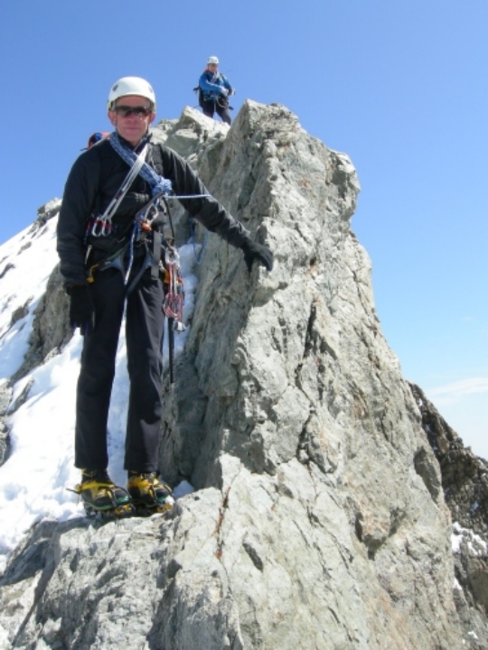 on the way down